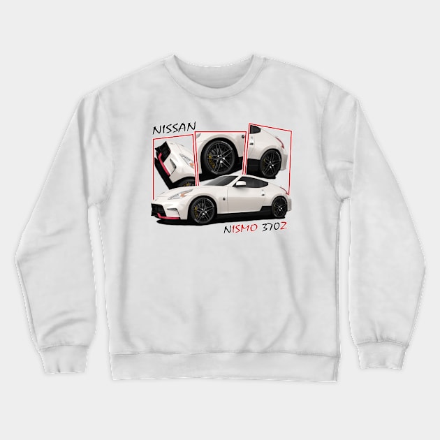 Nissan 370z Crewneck Sweatshirt by T-JD